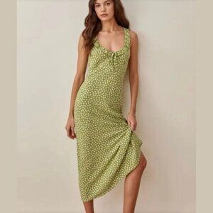 Reformation Ciatta Maxi Dress in Jessie Green Floral Print